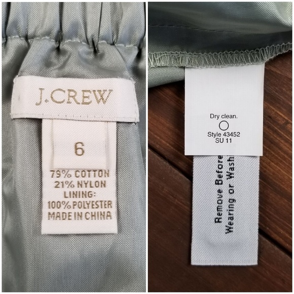 J. Crew Women's 6 Heather Laced Mini Skirt 43452 - Picture 6 of 7